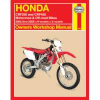 Tools, Stands, Supplies, & Fluids - Haynes Books - Haynes Motorcycle Repair Manual: Honda CRF250/450