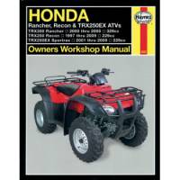 Tools, Stands, Supplies, & Fluids - Haynes Books - Haynes Motorcycle Repair Manual: Honda TRX250