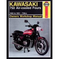 Haynes Books - Haynes Motorcycle Repair Manual: Kawasaki KZ & ZX750 '80-'91
