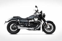 Zard - Zard Black Steel Slip-on Exhaust: Moto Guzzi California