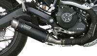 Mivv Exhaust - Mivv GP Pro Black Stainless Slip-on Exhaust: Ducati Scrambler 800 '15-'20 - Image 1
