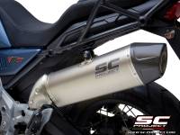 SC Project - SC Project X-Plorer II GT Slip-On Exhaust: Moto Guzzi V85 TT - Image 1