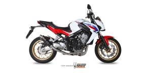 Mivv Exhaust - Mivv GP Carbon Fiber Full Exhaust: Honda CB650F '14-'18 - Image 4