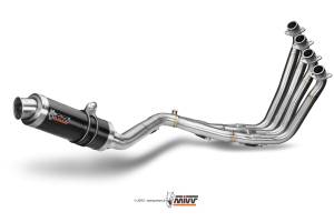Mivv Exhaust - Mivv GP Black Stainless Full Exhaust: Honda CB650F '14-'18 - Image 2