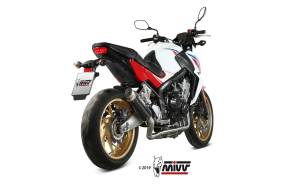 Mivv Exhaust - Mivv GP Pro Carbon Fiber Full Exhaust: Honda CB650F '14-'18 - Image 3