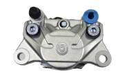 Brembo 34mm Caliper 34G Rear Side inlet and Bleed: Silver Color