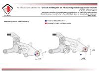 Ducabike - Ducabike Adjustable Folding Pegs Rear Sets: Ducati Streetfighter V4/S - Image 6