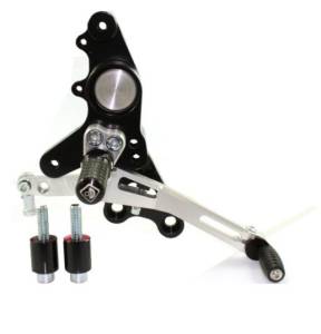 Ducabike - Ducabike Billet Rearsets: Hypermotard 1100/1100 EVO, MTS 620/1000/1100 [Folding Pegs/CF Heel Guards] - Image 3