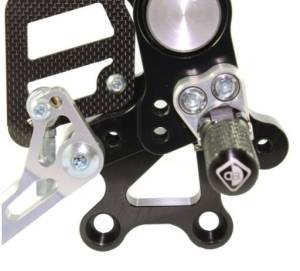 Ducabike - Ducabike Billet Rearsets: Hypermotard 1100/1100 EVO, MTS 620/1000/1100 [Folding Pegs/CF Heel Guards] - Image 5