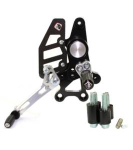 Ducabike - Ducabike Billet Rearsets: Hypermotard 1100/1100 EVO, MTS 620/1000/1100 [Folding Pegs/CF Heel Guards] - Image 10