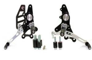 Ducabike - Ducabike Billet Rearsets: Hypermotard 1100/1100 EVO, MTS 620/1000/1100 [Folding Pegs/CF Heel Guards] - Image 2