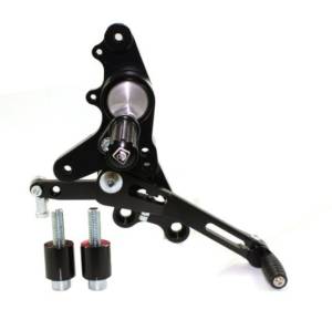 Ducabike - Ducabike Billet Rearsets: Hypermotard 1100/1100 EVO, MTS 620/1000/1100 [Folding Pegs/CF Heel Guards] - Image 14