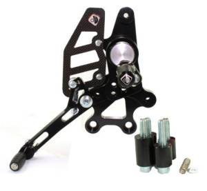 Ducabike - Ducabike Billet Rearsets: Hypermotard 1100/1100 EVO, MTS 620/1000/1100 [Folding Pegs/CF Heel Guards] - Image 15