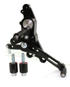 Ducabike - Ducabike Billet Rearsets: Hypermotard 1100/1100 EVO, MTS 620/1000/1100 [Folding Pegs/CF Heel Guards] - Image 18