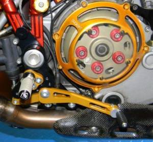 Ducabike - Ducabike Billet Rearsets: Hypermotard 1100/1100 EVO, MTS 620/1000/1100 [Folding Pegs/CF Heel Guards] - Image 21