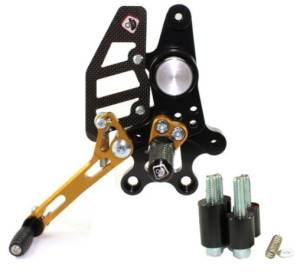 Ducabike - Ducabike Billet Rearsets: Hypermotard 1100/1100 EVO, MTS 620/1000/1100 [Folding Pegs/CF Heel Guards] - Image 22