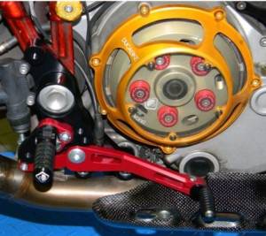 Ducabike - Ducabike Billet Rearsets: Hypermotard 1100/1100 EVO, MTS 620/1000/1100 [Folding Pegs/CF Heel Guards] - Image 35