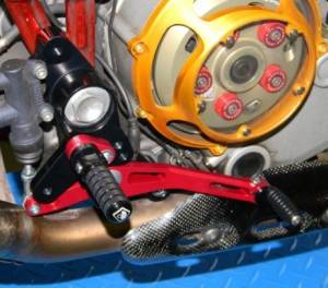 Ducabike - Ducabike Billet Rearsets: Hypermotard 1100/1100 EVO, MTS 620/1000/1100 [Folding Pegs/CF Heel Guards] - Image 37