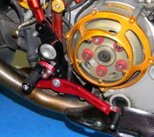 Ducabike - Ducabike Billet Rearsets: Hypermotard 1100/1100 EVO, MTS 620/1000/1100 [Folding Pegs/CF Heel Guards] - Image 38