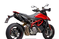 SC Project - SC Project S1 Black Matte Titanium with Carbon Caps Exhaust: Ducati Hypermotard 950/SP - Image 4