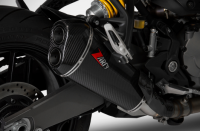 Zard - ZARD Carbon Fiber Racing Slip-On Exhaust System: Ducati Monster 821 [18-20] - Image 3