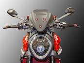 Body - Windscreens - Ducabike - Ducabike M937 Touring Windshield (BLACK-BLACK OR BLACK-RED)