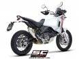 SC Project Rally Raid Exhaust: Ducati DesertX (Titanium)