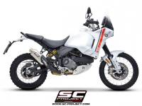 SC Project - SC Project Rally Raid Exhaust: Ducati DesertX (Titanium) - Image 3