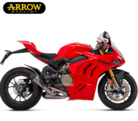 Arrow - Arrow Works Titanium Slip On Exhaust: Ducati Panigale V4 2018-2023/Streetfighter V4 2020-2023 - Image 2