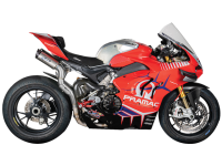 Spark - SPARK DUCATI PANIGALE V4 S/R Streetfigher "DOUBLE DYNO" TITANIUM SEMI-FULL EXHAUST SYSTEM w/ Black End Caps - Image 2