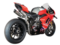 Spark - SPARK DUCATI PANIGALE V4 S/R Streetfigher "DOUBLE DYNO" TITANIUM SEMI-FULL EXHAUST SYSTEM w/ Black End Caps - Image 3