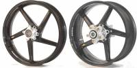 BST Diamond Tek 5 Spoke Carbon Fiber Wheel Set [6" Rear]: Yamaha MT09 / XSR900 - '14+