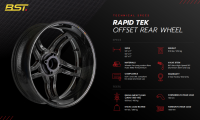 BST Wheels - BST Rapid TEK 5 SPOKE WHEELS: Triumph Speed Triple 1200RS - [6.0" REAR] - Image 4