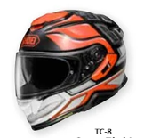 Helmets & Accessories - Helmets - Shoei - Shoei GT-Air II Notch TC-8 Orange/Black/Silver//White