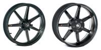 BST Wheels - 7 Spoke Wheels - BST Wheels - BST MAMBA TEK 7 Spoke Carbon Fiber Wheel Set [6.0" Rear]: SPOKE WHEEL SET [6.0" REAR]: BMW S1000R/RR