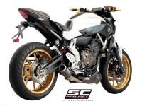 SC Project - SC Projects CR-T Exhaust - Yamaha FZ-07 '14-'18 / MT-07 '15-'20 - Image 2