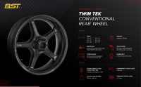 BST Wheels - BST TWIN TEK 5 Spoke Wheel Set: Harley-Davidson - Low Rider S/VTwin/VRod - 19x2.5/17x5.5 - Image 4