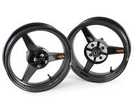 BST Wheels - BST Triple Tek  3 Spoke Wheel Set - 2.5" X 12", 4" X 12": Honda Grom 125, Monkey w/ ABS - Image 3