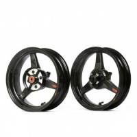 BST Wheels - BST Triple Tek  3 Spoke Wheel Set - 2.5" X 12", 4" X 12": Honda Grom 125, Monkey w/ ABS - Image 1