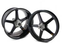BST Wheels - BST Twin TEK 5 Spoke Carbon Fiber Wheel Set 6" x 17" / 3.5" x 17": Ducati Scrambler - Image 4