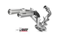 Complete MIVV Steel High Titanium Racing Exhaust For Ducati Panigale V2 2020-2024 High Position RACE USE ONLY
