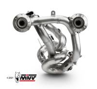 Complete MIVV Steel High Titanium Racing Exhaust For Ducati Panigale V2 2020-2024 High Position RACE USE ONLY - Image 4
