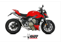 Full Exhaust System MIVV EVO Titanium High Racing For Ducati Streetfighter V4 2020-2022 Underseat Position RACE USE ONLY - Image 3