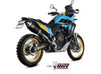 MIVV Exhaust Slip-On Dakar Approved Black Steel Yamaha Tenere 700 2019-2023 - Image 3