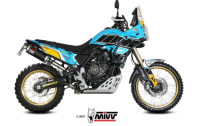 MIVV Exhaust Slip-On Dakar Approved Black Steel Yamaha Tenere 700 2019-2023 - Image 4