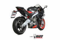 MIVV Full Exhaust System Black Steel Low Delta Race homologated for Aprilia RS660 2020> - Image 1