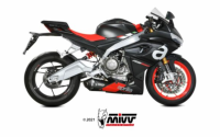 MIVV Full Exhaust System Black Steel Low Delta Race homologated for Aprilia RS660 2020> - Image 2