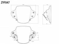 RIZOMA - Rizoma Polycarbonate Headlight Fairing Yamaha MT-09/MT-09SP (2021-2023) - Image 3