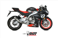 Mivv Exhaust - MIVV Full System Exhaust 2x1 X-M1 Titanium-High Position -Race Use Only Aprilia Tuono 660 (2021-2023) RS 660 (20-22) - Image 2