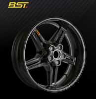 BST RAPID TEK 5 SPLIT SPOKE REAR WHEEL  [5.5" REAR]: Ducati 1098-1198, SF1098, MTS1200-1260, M1200, Supersport 17+